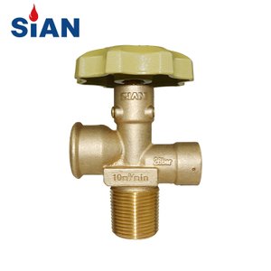 Sian Manufaction V9 Kitchen Cooking LPG Cylinder Handwheel Brass Pol Gas Valve for Philippines