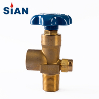 Sian Brass Diaphragm Type Industrial Industrial Argon Gas Cylinder Handseel Valves