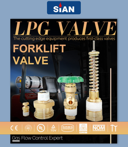 Sian Safety Safety Brass LPG Forkline Cylinder Valves