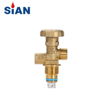 Sian PV05 صمام أسطوانة مركب - صمام LPG خفيف الوزن ودائم للزجاجات المركبة