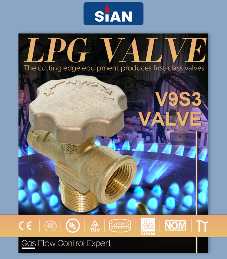 V9S3 Pol LPG Cylinder Sylinder Valve SABS Certification (12)