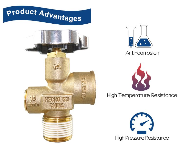 MX100 LPG صمام الأسطوانة النحاس Pol Valve للمكسيك (11)