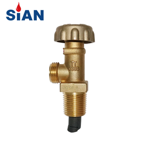 Sian Valves الشركة المصنعة Brass French LPG F-Type Clinder Control Valves V5-1b tped