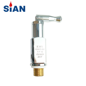 CGA Valve الاستخدام الطبي CGA870-2A3 صمام نوع الاتصال المحوري لأسطوانة الأكسجين